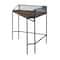 Walker Edison 42" Dark Walnut Industrial Corner Desk